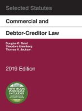  Commercial and Debtor-Creditor Law Selected Statutes, 2019 Edition | Buch |  Sack Fachmedien