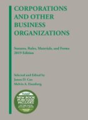  Corporations and Other Business Organizations, Statutes, Rules, Materials and Forms, 2019 | Buch |  Sack Fachmedien