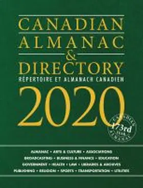  Canadian Almanac & Directory, 2020 | Buch |  Sack Fachmedien