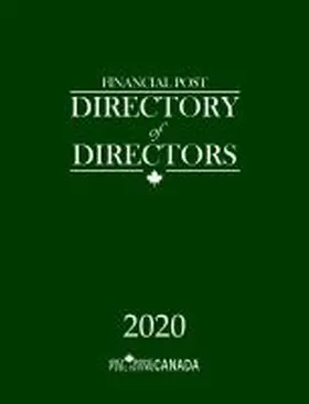  Financial Post Directory of Directors 2020 | Buch |  Sack Fachmedien