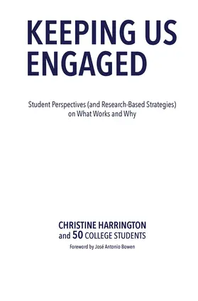 Harrington / 50 College Students |  Keeping Us Engaged | Buch |  Sack Fachmedien