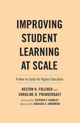 Fulcher / Prendergast |  Improving Student Learning at Scale | Buch |  Sack Fachmedien