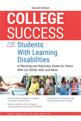 Simpson / Spencer |  College Success for Students With Learning Disabilities | Buch |  Sack Fachmedien