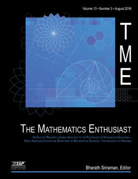 Sriraman |  The Mathematics Enthusiast | eBook | Sack Fachmedien