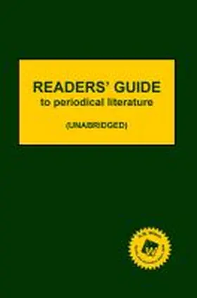  Readers' Guide to Periodical Literature (2019 Subscription) | Buch |  Sack Fachmedien