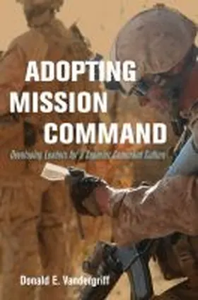 Vandergriff |  Adopting Mission Command | Buch |  Sack Fachmedien