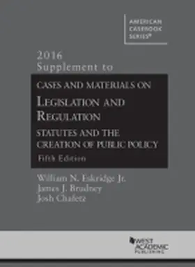 Jr. |  Cases and Materials on Legislation and Regulation, 5th | Buch |  Sack Fachmedien