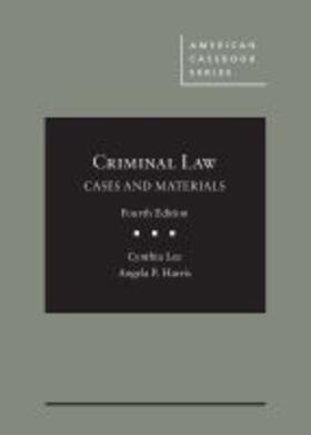  Criminal Law, Cases and Materials | Buch |  Sack Fachmedien