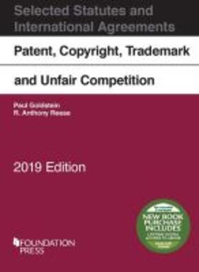 Goldstein |  Patent, Copyright, Trademark and Unfair Competition, Selected Statutes, 2019 | Buch |  Sack Fachmedien