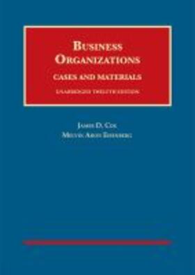 Cox | Business Organizations, Cases and Materials, Unabridged | Buch | 978-1-68328-860-2 | sack.de