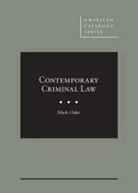 Osler |  Contemporary Criminal Law | Buch |  Sack Fachmedien