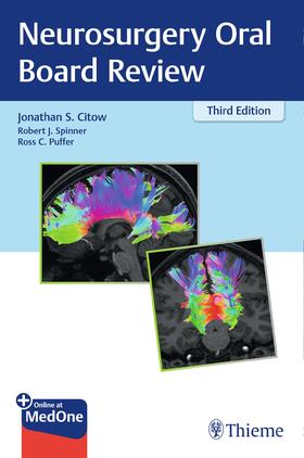 Citow / Spinner / Puffer |  Neurosurgery Oral Board Review | Buch |  Sack Fachmedien