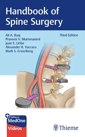 Baaj / Mummaneni / Uribe |  Handbook of Spine Surgery | Buch |  Sack Fachmedien