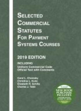  Selected Commercial Statutes for Payment Systems Courses, 2019 Edition | Buch |  Sack Fachmedien