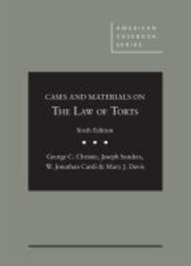  Cases and Materials on the Law of Torts - CasebookPlus | Buch |  Sack Fachmedien