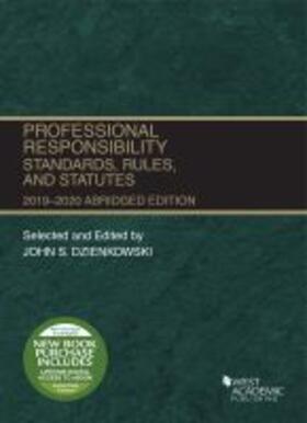  Professional Responsibility, Standards, Rules and Statutes, Abridged, 2019-2020 | Buch |  Sack Fachmedien