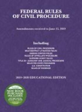  Federal Rules of Civil Procedure, Educational Edition, 2019-2020 | Buch |  Sack Fachmedien