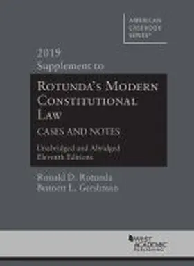  Modern Constitutional Law Cases and Notes, 2019 Supplement to Unabridged and Abridged Versions | Buch |  Sack Fachmedien