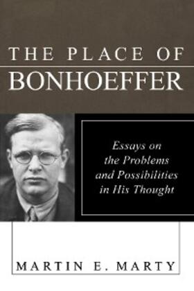 Marty |  The Place of Bonhoeffer | eBook | Sack Fachmedien