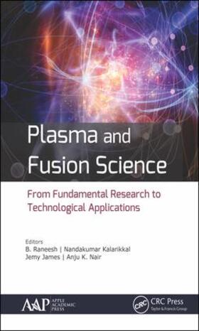 Raneesh / Kalarikkal / James |  Plasma and Fusion Science | Buch |  Sack Fachmedien