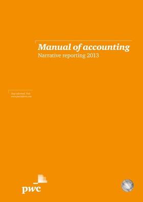 PwC |  Manual of Accounting Narrative Reporting 2013 | Buch |  Sack Fachmedien