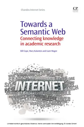 Cope / Kalantzis / Magee |  Towards A Semantic Web | eBook | Sack Fachmedien