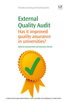 Shah |  External Quality Audit | eBook | Sack Fachmedien