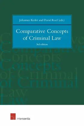 Keiler / Roef |  Comparative Concepts of Criminal Law | Buch |  Sack Fachmedien