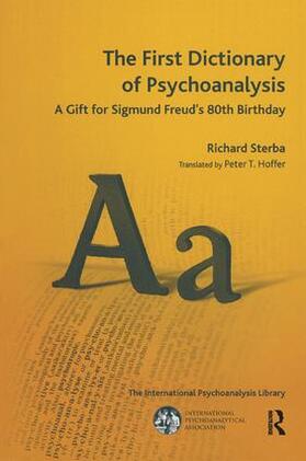 Sterba |  The First Dictionary of Psychoanalysis | Buch |  Sack Fachmedien