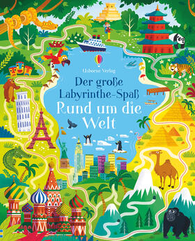 Smith |  Der große Labyrinthe-Spaß: Rund um die Welt | Buch |  Sack Fachmedien