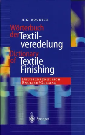 Rouette |  Dictionary of Textile Finishing | eBook | Sack Fachmedien