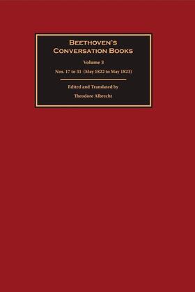 Albrecht / Beethoven |  Beethoven's Conversation Books Volume 3 | Buch |  Sack Fachmedien
