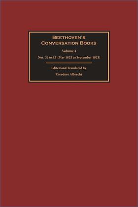 Albrecht / Beethoven |  Beethoven's Conversation Books Volume 4 | Buch |  Sack Fachmedien