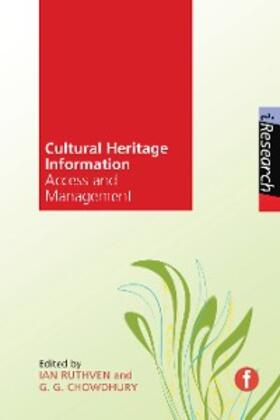 Ruthven / Chowdhury |  Cultural Heritage Information | eBook | Sack Fachmedien