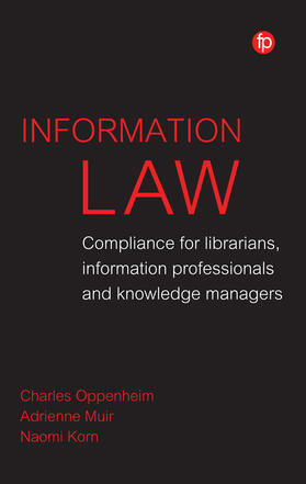 Oppenheim / Korn |  Information Law | Buch |  Sack Fachmedien