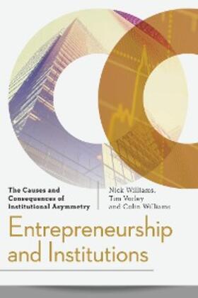Williams / Vorley |  Entrepreneurship and Institutions | eBook | Sack Fachmedien