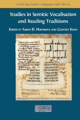 Hornkohl and Geoffrey Khan | Studies in Semitic Vocalisation and Reading Traditions | E-Book | sack.de