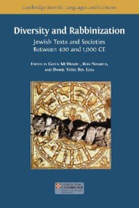 McDowell / Naiweld / Stökl Ben Ezra |  Diversity and Rabbinization | eBook | Sack Fachmedien