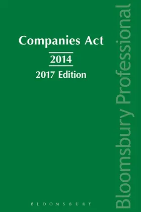 Bloomsbury Professional |  Companies ACT 2014: 2017 Edition | Buch |  Sack Fachmedien