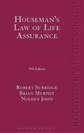 Surridge / John / Murphy |  Houseman's Law of Life Assurance | Buch |  Sack Fachmedien