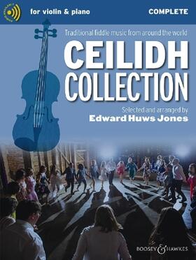 Huws Jones |  Ceilidh Collection - Violine (2 Violinen) und Klavier, Gitarre ad libitum. | Buch |  Sack Fachmedien