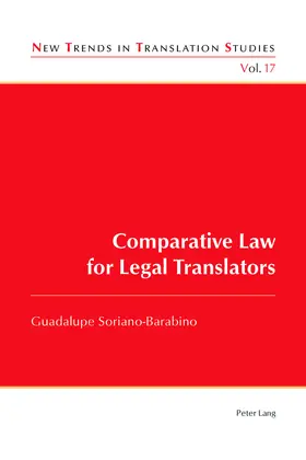 Soriano-Barabino |  Comparative Law for Legal Translators | eBook | Sack Fachmedien