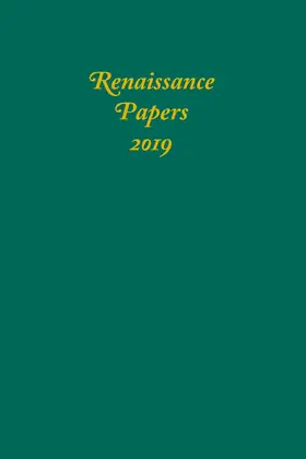 Pearce / Given |  Renaissance Papers 2019 | eBook | Sack Fachmedien