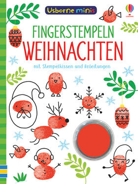 Smith |  Usborne Minis: Fingerstempeln Weihnachten | Buch |  Sack Fachmedien