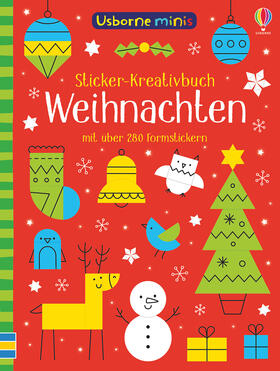 Smith |  Usborne Minis - Sticker-Kreativbuch: Weihnachten | Buch |  Sack Fachmedien