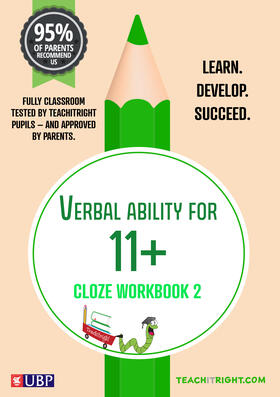 Teachitright |  11+ Tuition Guides: VERBAL ABILITY – Cloze Workbook 2 | eBook | Sack Fachmedien