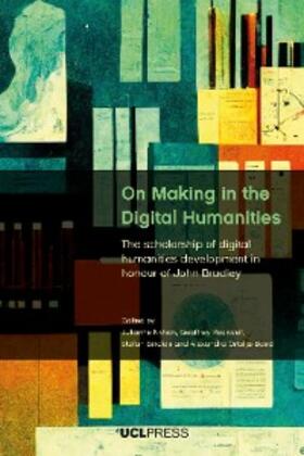 Nyhan / Rockwell / Sinclair |  On Making in the Digital Humanities | eBook | Sack Fachmedien