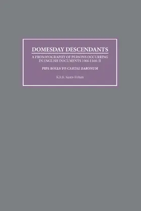 Keats-Rohan |  Domesday Descendants | eBook | Sack Fachmedien