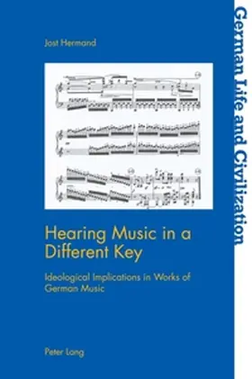 Hermand |  Hearing Music in a Different Key | Buch |  Sack Fachmedien