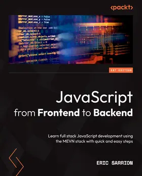 Sarrion |  JavaScript from Frontend to Backend | eBook | Sack Fachmedien